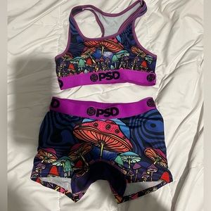 Psd sports bra & shorts set
